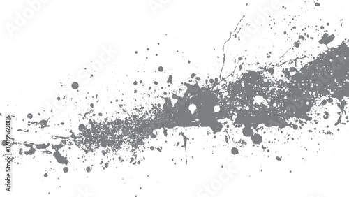 Dark soil particles on white background abstract dust texture for creative design and decoration. Abstract dust grain texture with dark soil particles on white background for modern graphic design. 