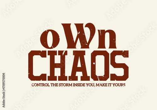 Retro college varsity typography motivational quote slogan with grunge effect for jersey, t-shirt, or wall art design - Vector