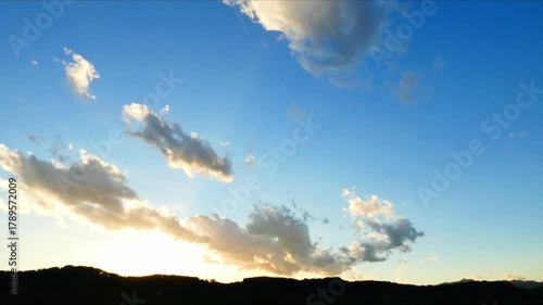 美しい夕暮れの光景