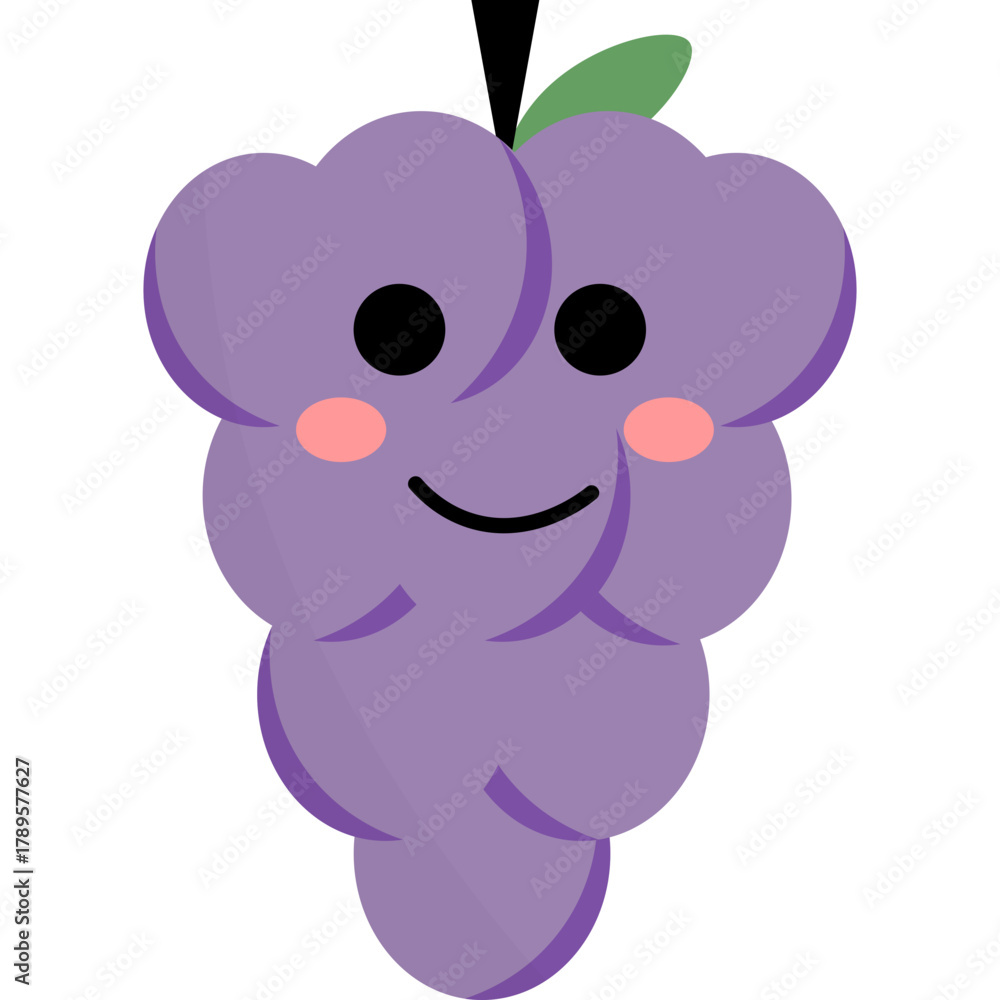 Obraz premium Cute Fruit Illustration
