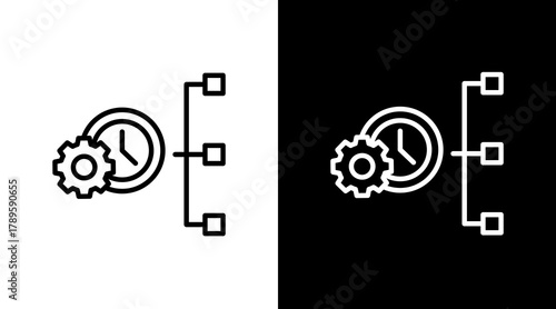 Effectiveness  White Icon Set Design