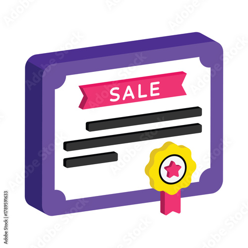 Promotional banner for Black Friday and sale events Vector Icons
