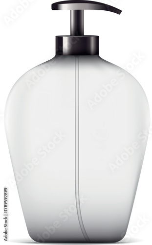 bottle of perfume isolated