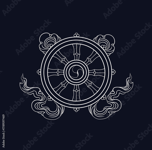 Tashi Tapgay, Tashi Zegay, Tibetan Illustration design, Tibetan Auspicious symbol