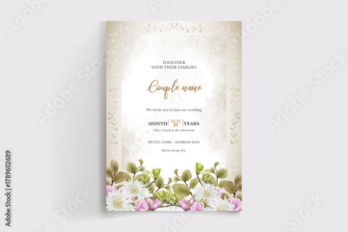 Save the date wedding invitation templates
