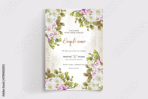 Save the date wedding invitation templates