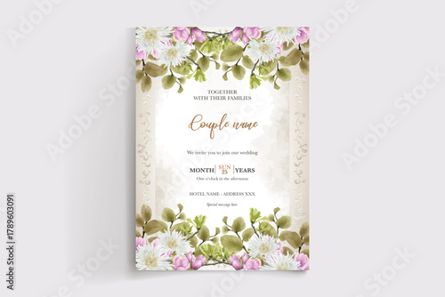 Save the date wedding invitation templates