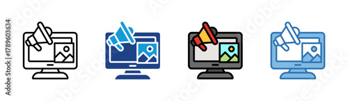 Mental Health icon set multiple style collection