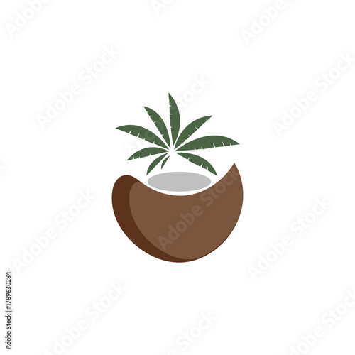coconut Logo template vector illustration