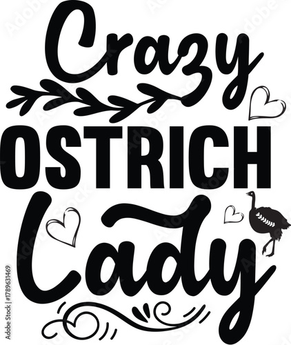 ostrich SVG Design
