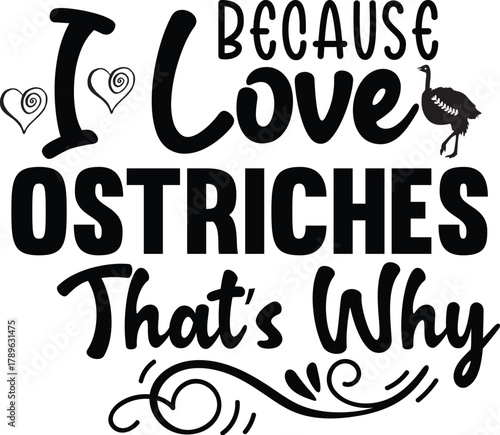 ostrich SVG Design