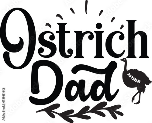 ostrich SVG Design