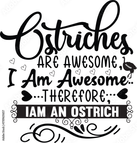 ostrich SVG Design