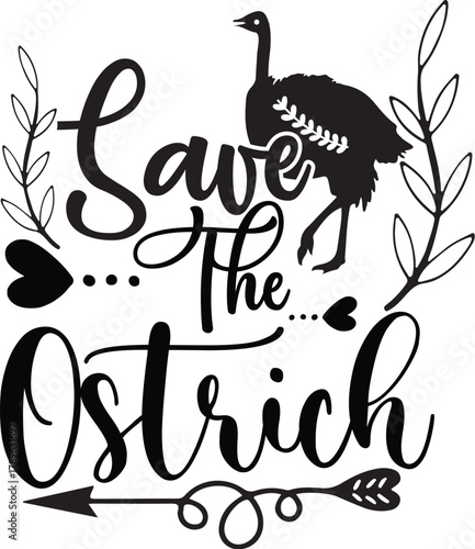 ostrich SVG Design