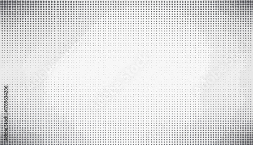 Abstract pattern of dots and lines with a bright horizontal band in the middle.