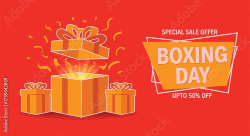 Boxing day sale offers gifts and discounts up to fifty percent