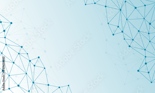 ネットワークの幾何学抽象背景