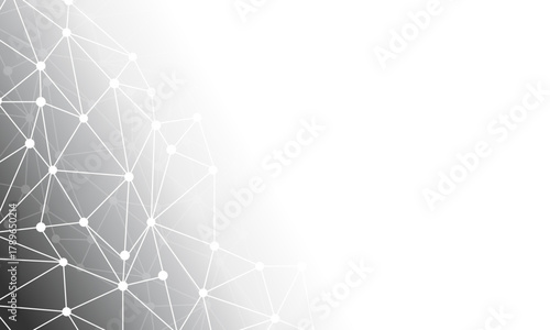 ネットワークの幾何学抽象背景