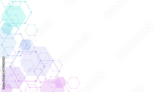 六角形のハニカム幾何学背景