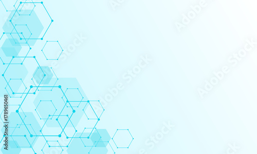 六角形のハニカム幾何学背景