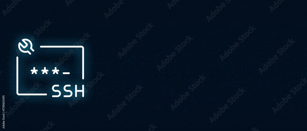 Naklejka premium Strengthen Server Protection with SSH Password Authorization Tweaks
