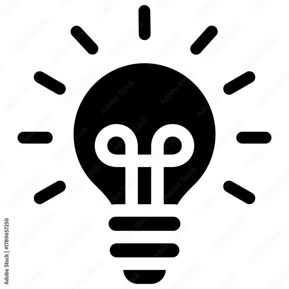 Obraz premium Bright Idea Icon