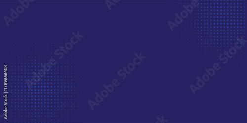 Vector blue and crimson pop art background with halftone dots in comic style disign