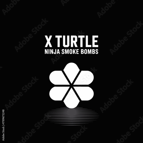 This graphic image presents a modern design for Ninja Smoke Bombs, portraying creativity and action, perfect for targeting adventurous activities in marketing.