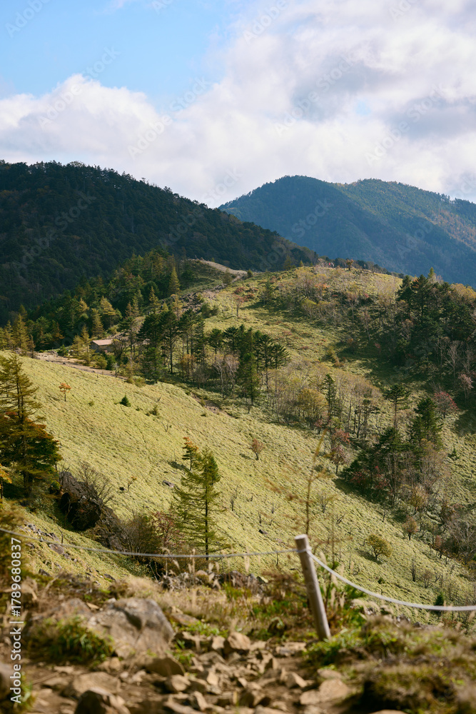 Fototapeta premium 大菩薩嶺の登山道
