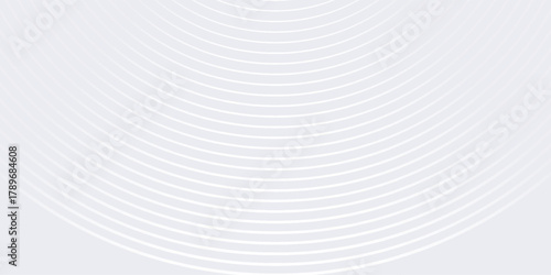 Simple nice grey background with dynamic circle modern pattern white good illustrations line space creative futuristic
