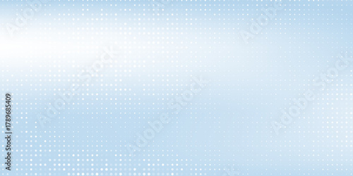 Abstract dotted light blue background with sheer waves. Halftone pattern design soft