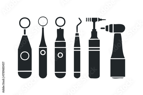 Collection of Dental Instruments and Tools