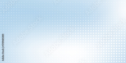 Abstract dotted light blue background with sheer waves. Halftone pattern illustration on white blie steel modern art good