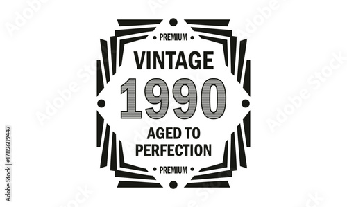 vintage 1990 aged to perfection t shirt design