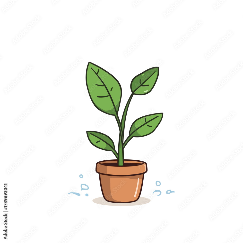 Fototapeta premium Cute Plant Design Very Cool