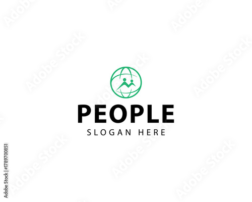 Community people, Social community, Human family logo abstract design vector