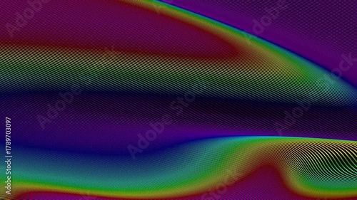 Vibrant abstract wave pattern with colorful lines and gradients dynamic abstract waves moving in seamless