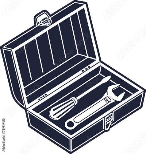 toolbox with tools