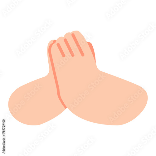 Two Interlocked Hands Wai Sawasdee