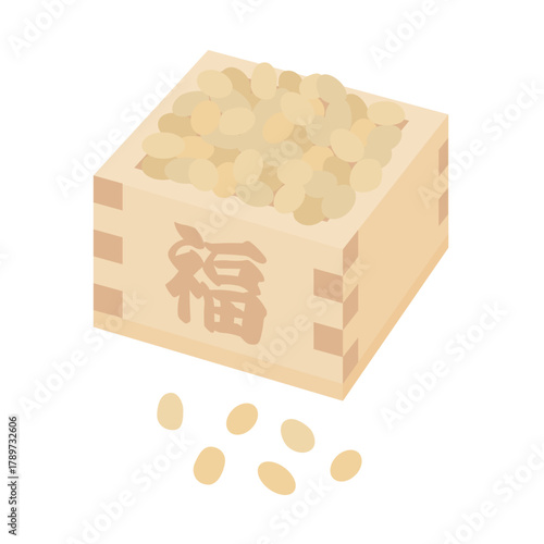 枡に入った節分の豆