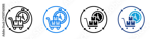 workflow icon set multiple style collection