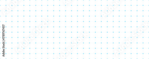 Planner pages with dotted grid. Seamless checkered paper texture. Retro bullet journal notebook background. Simple square graphic pattern. School math sheet wallpaper. Vector workbook paper.