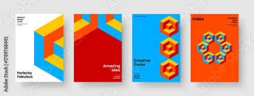 Geometric Report Layout. Isolated Background Template. Modern Flyer Design. Brochure. Business Presentation. Poster. Banner. Book Cover. Brand Identity. Portfolio. Advertising. Handbill. Leaflet