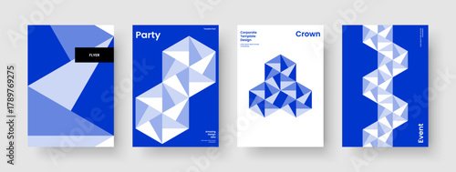 Geometric Business Presentation Layout. Isolated Brochure Template. Abstract Book Cover Design. Report. Background. Banner. Poster. Flyer. Handbill. Leaflet. Pamphlet. Portfolio. Newsletter