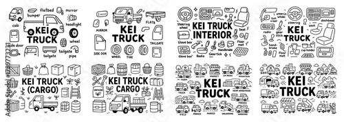 Kei truck design elements and accessories