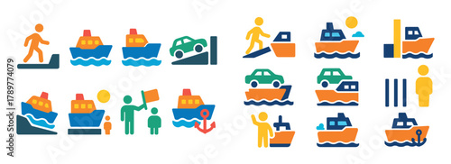 Ferry Activity Icons