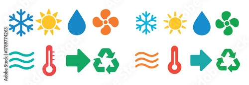 Air Conditioning Icons