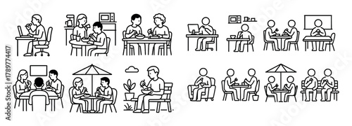 Workplace Eating Icons