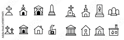Funeral Ceremony Icons