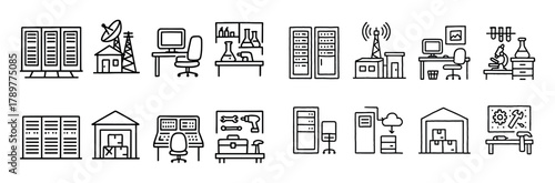 Fiber Optic Equipment Doodles